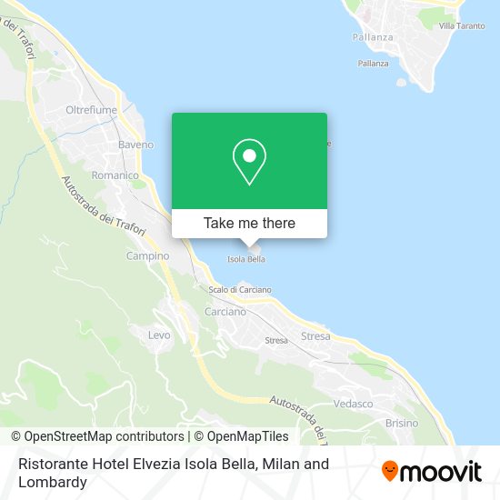 Ristorante Hotel Elvezia Isola Bella map