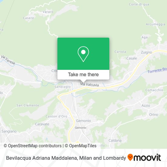 Bevilacqua Adriana Maddalena map