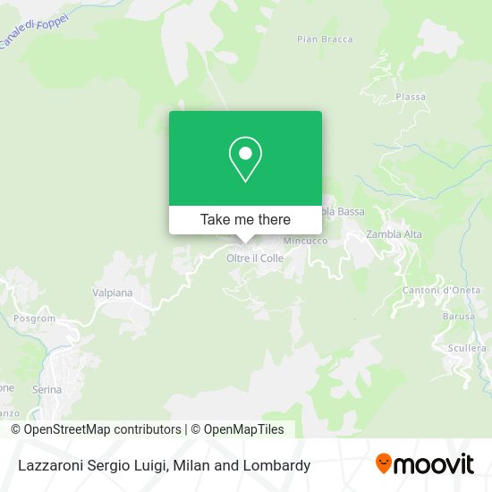 Lazzaroni Sergio Luigi map
