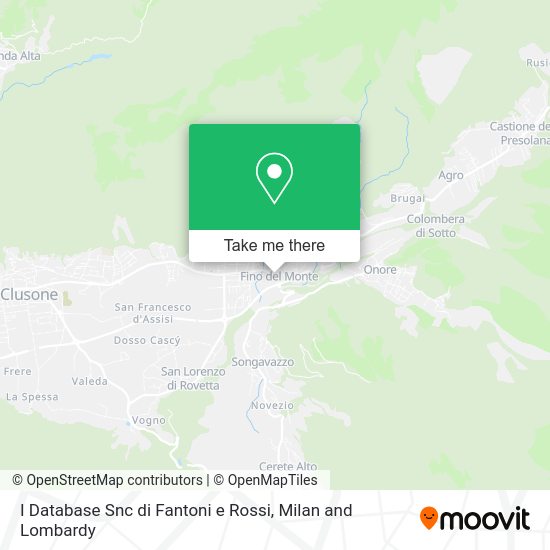 I Database Snc di Fantoni e Rossi map