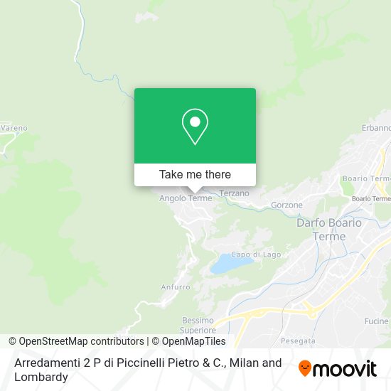 Arredamenti 2 P di Piccinelli Pietro & C. map