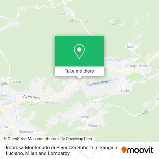 Impresa Montenudo di Pianezza Roberto e Sangalli Luciano map