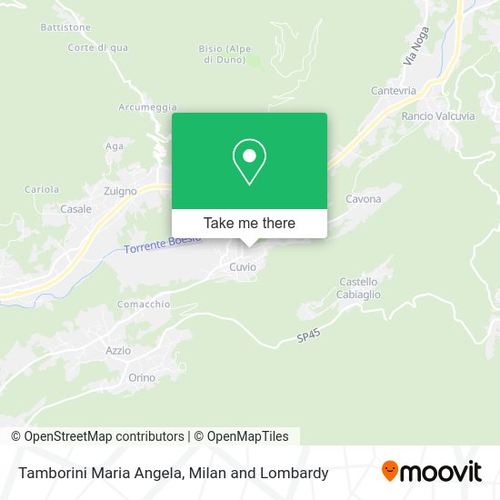 Tamborini Maria Angela map