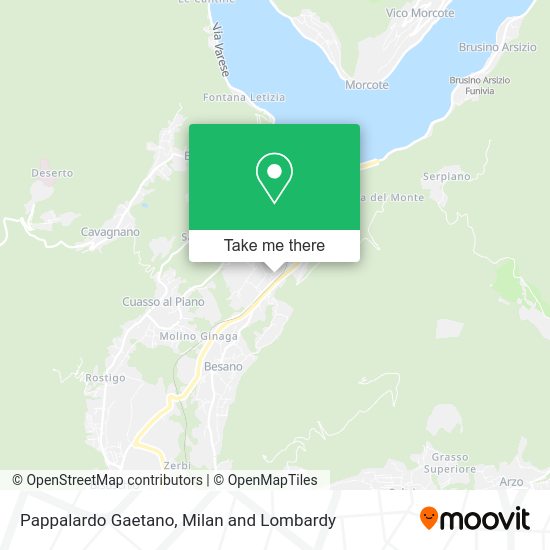 Pappalardo Gaetano map