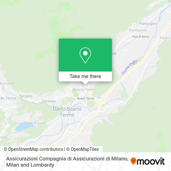 Assicurazioni Compagnia di Assicurazioni di Milano map