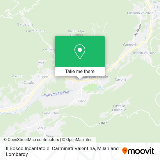 Il Bosco Incantato di Carminati Valentina map