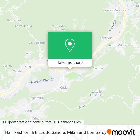 Hair Fashion di Bizzotto Sandra map
