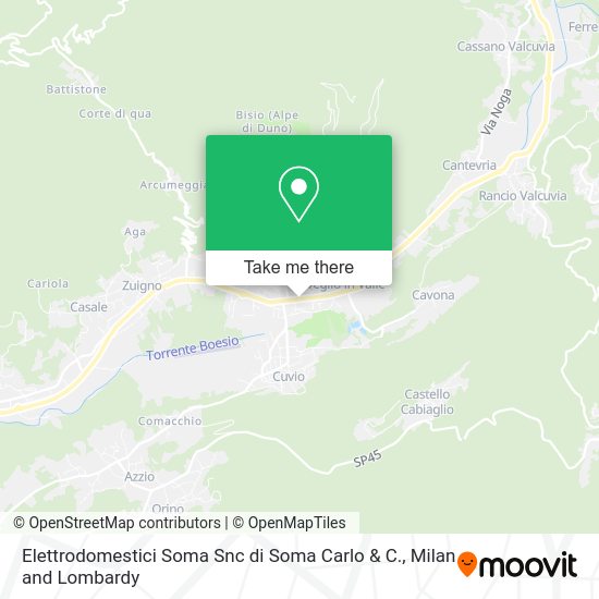 Elettrodomestici Soma Snc di Soma Carlo & C. map