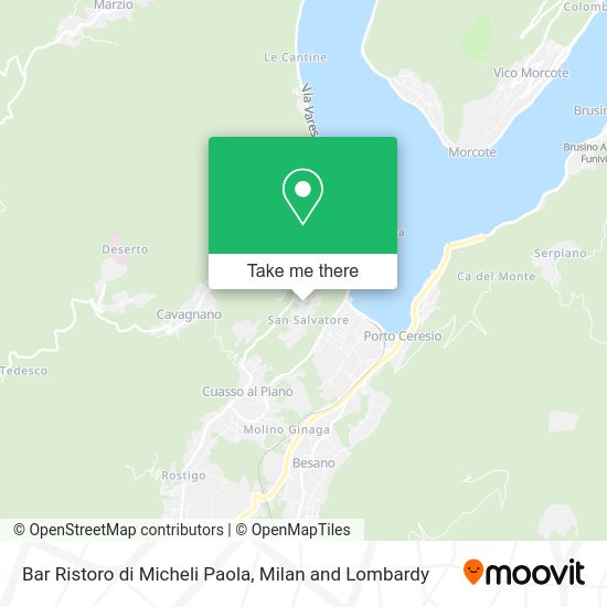 Bar Ristoro di Micheli Paola map