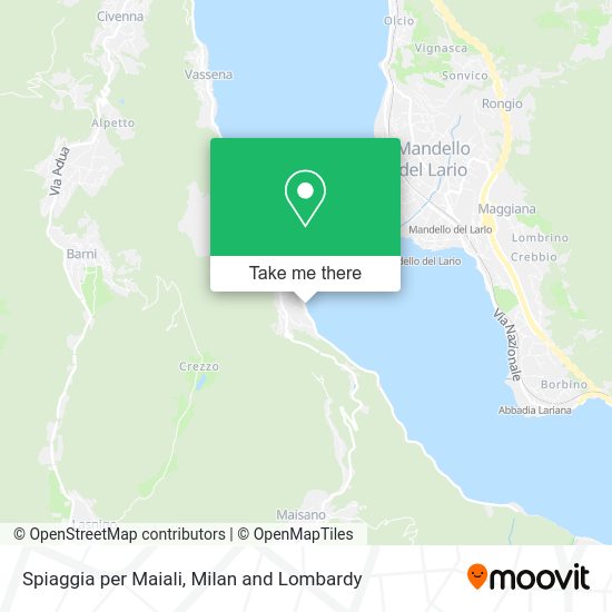 Spiaggia per Maiali map