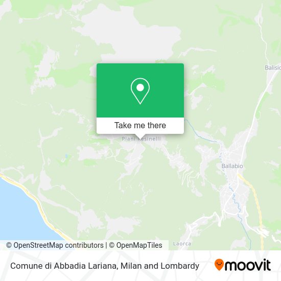 Comune di Abbadia Lariana map