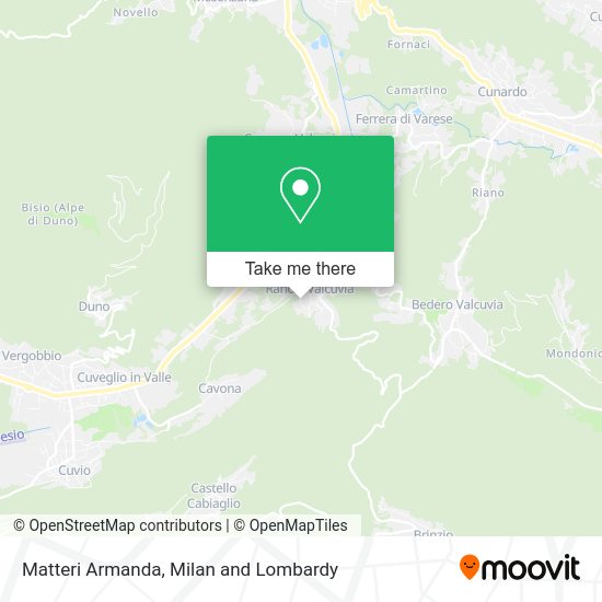 Matteri Armanda map