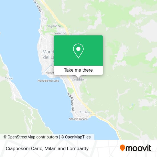 Ciappesoni Carlo map