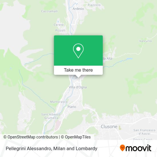Pellegrini Alessandro map