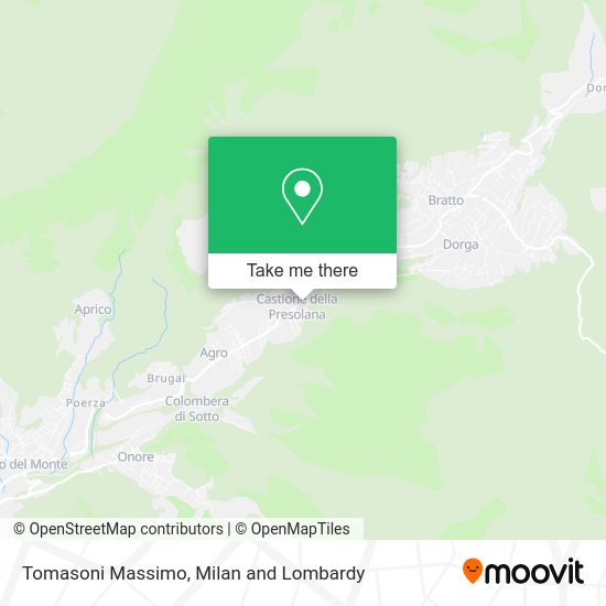 Tomasoni Massimo map