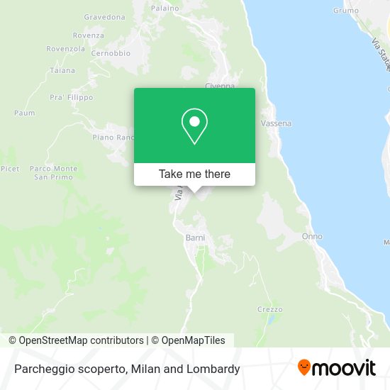 Parcheggio scoperto map