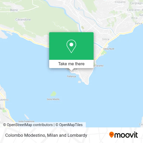 Colombo Modestino map