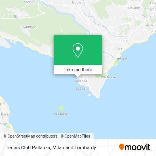 Tennis Club Pallanza map