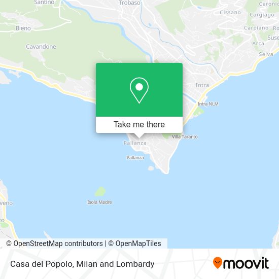 Casa del Popolo map