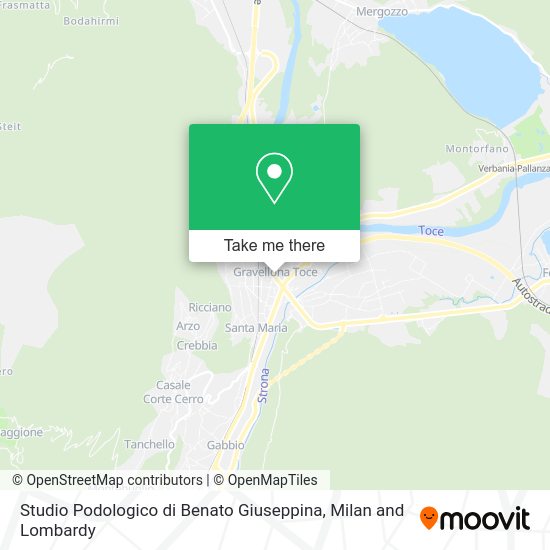 Studio Podologico di Benato Giuseppina map