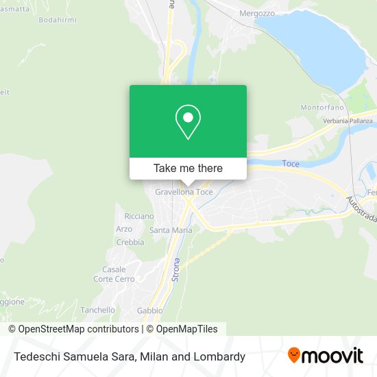 Tedeschi Samuela Sara map