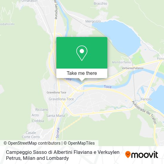 Campeggio Sasso di Albertini Flaviana e Verkuylen Petrus map