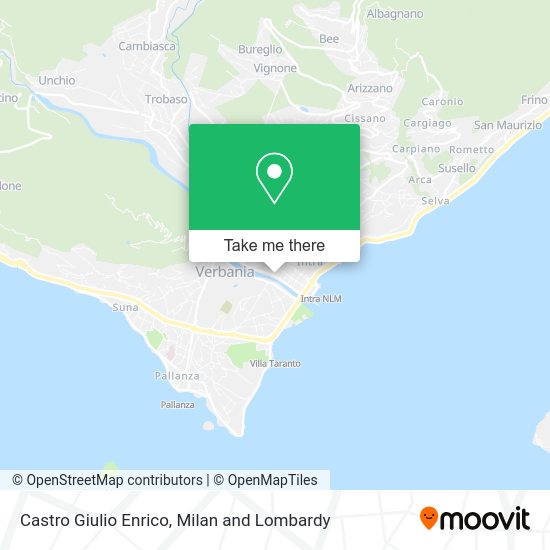 Castro Giulio Enrico map