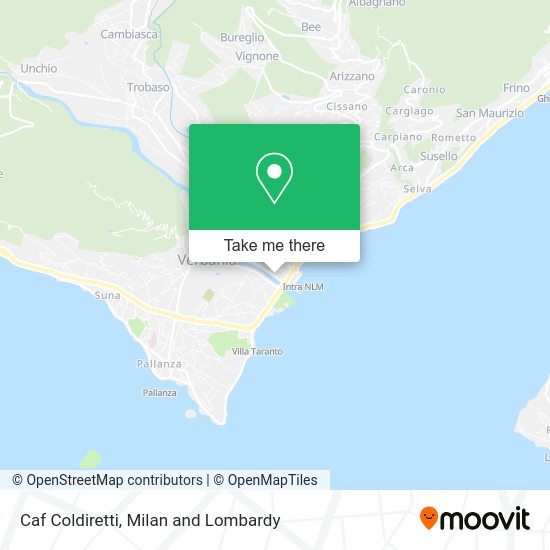 Caf Coldiretti map