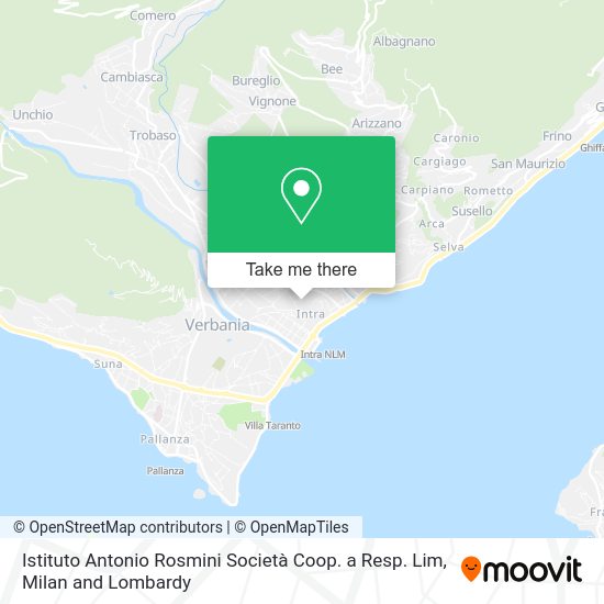 Istituto Antonio Rosmini Società Coop. a Resp. Lim map