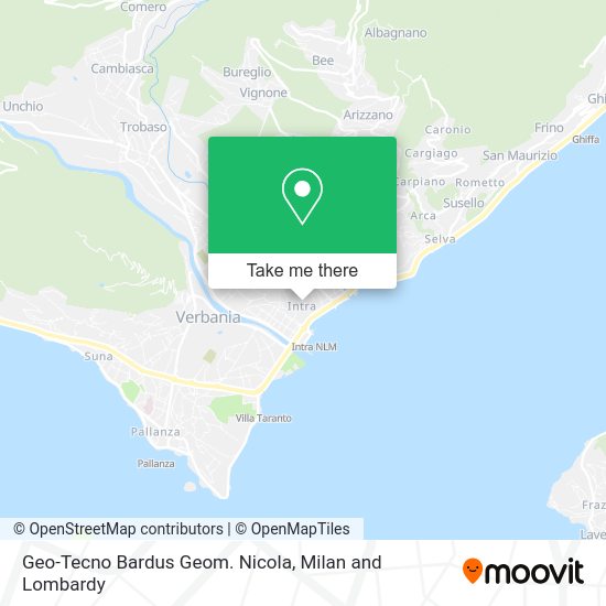 Geo-Tecno Bardus Geom. Nicola map