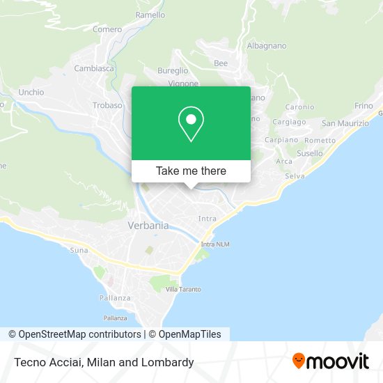 Tecno Acciai map