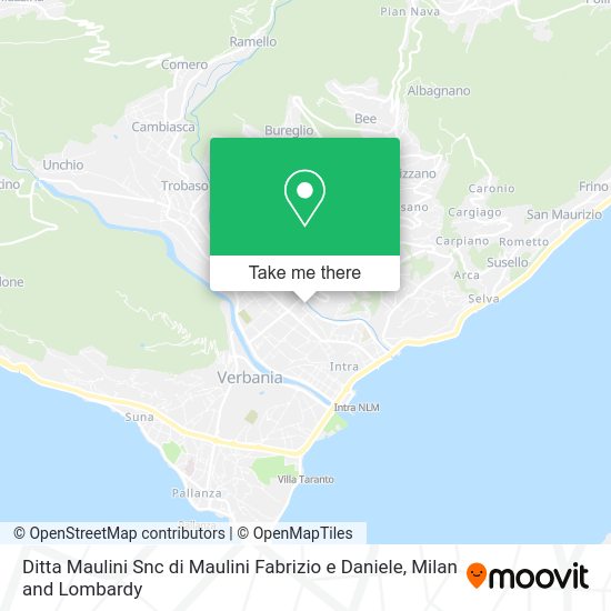 Ditta Maulini Snc di Maulini Fabrizio e Daniele map