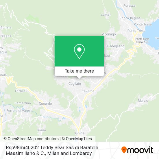 Rsp98mi40202 Teddy Bear Sas di Baratelli Massimiliano & C. map