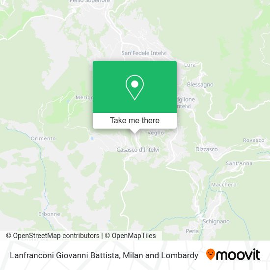 Lanfranconi Giovanni Battista map