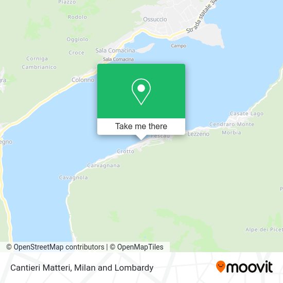Cantieri Matteri map