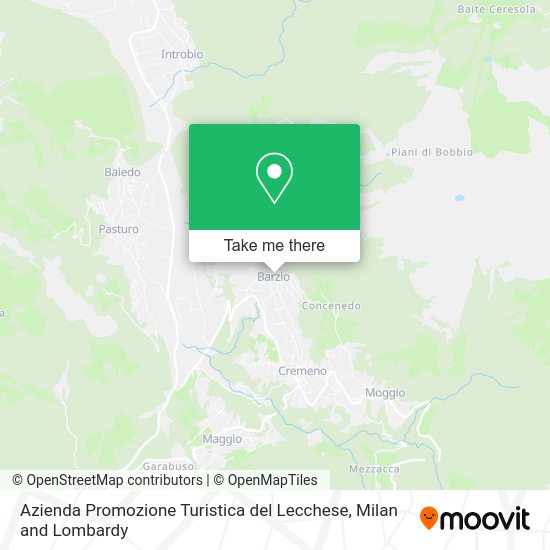 Azienda Promozione Turistica del Lecchese map