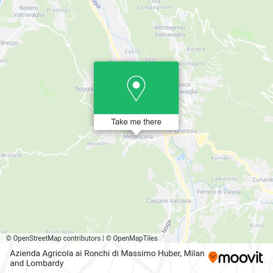 Azienda Agricola ai Ronchi di Massimo Huber map