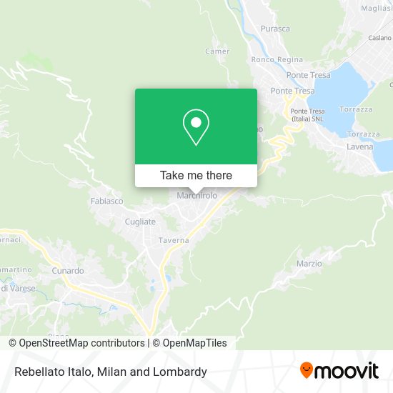 Rebellato Italo map