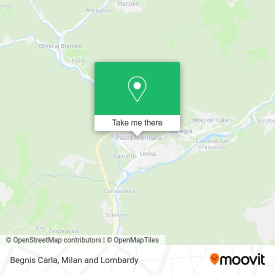 Begnis Carla map