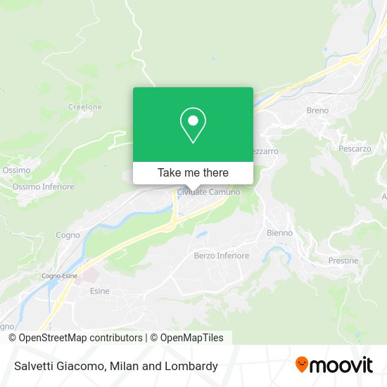 Salvetti Giacomo map