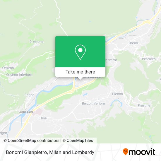 Bonomi Gianpietro map