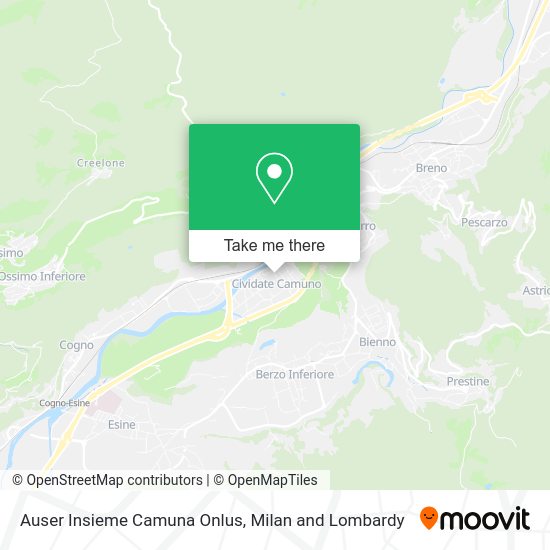 Auser Insieme Camuna Onlus map