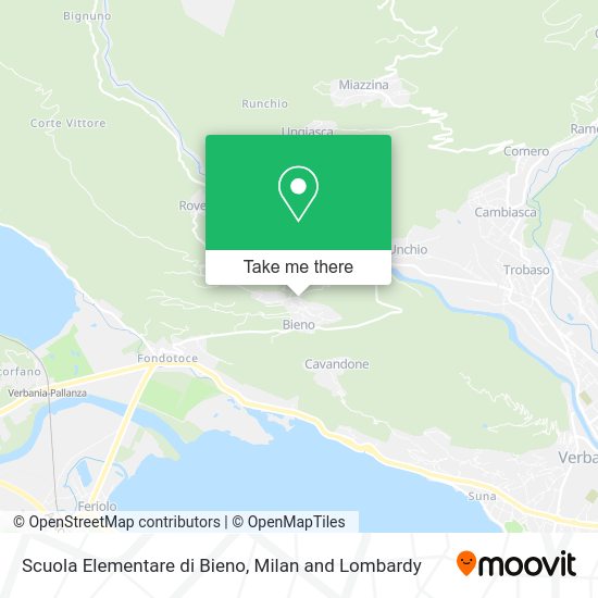 Scuola Elementare di Bieno map