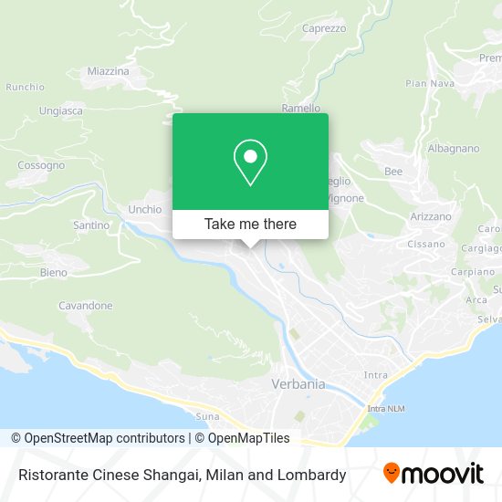 Ristorante Cinese Shangai map