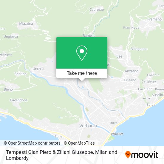 Tempesti Gian Piero & Ziliani Giuseppe map