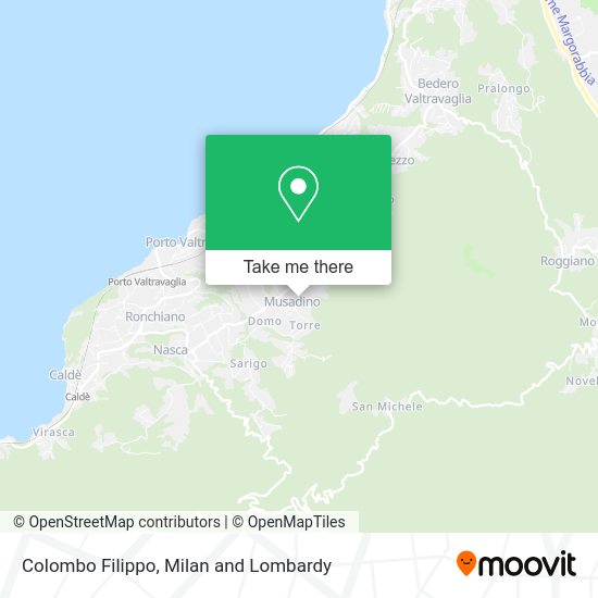 Colombo Filippo map
