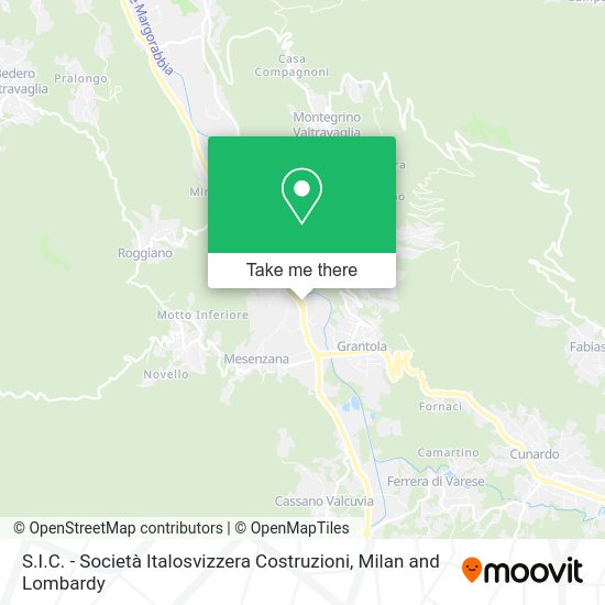S.I.C. - Società Italosvizzera Costruzioni map