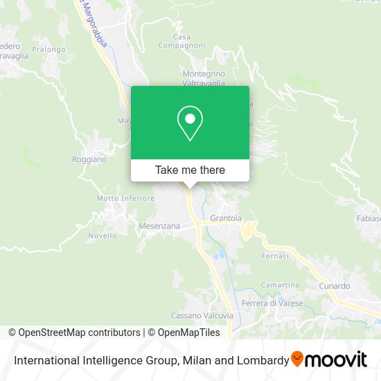 International Intelligence Group map