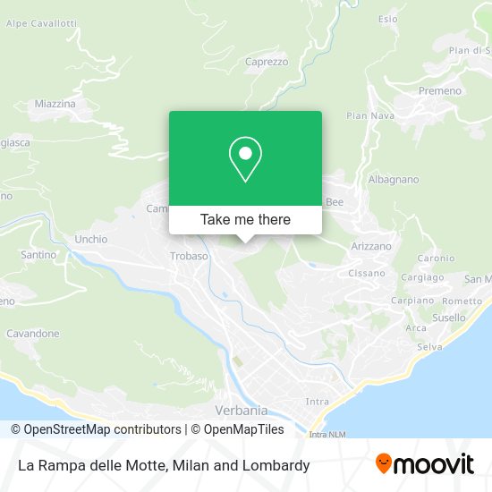 La Rampa delle Motte map