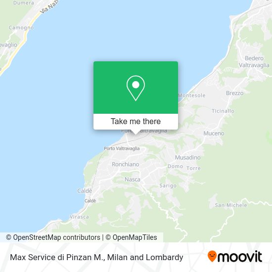 Max Service di Pinzan M. map